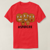 spud life aardappel t-shirt (Design voorkant)
