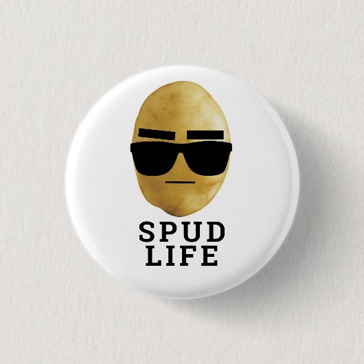 Spud Life Ronde Button 3,2 Cm (Voorkant)