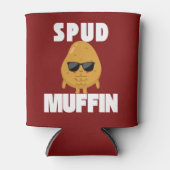 Spud Muffin Funny Potato Pun Blikjeskoeler (Voorkant)