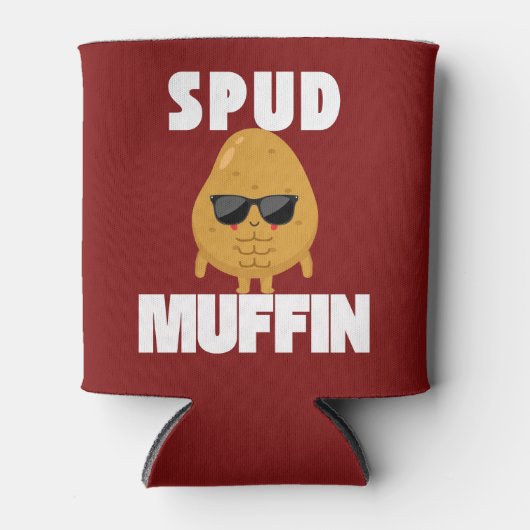 Spud Muffin Funny Potato Pun Blikjeskoeler (Voorkant)