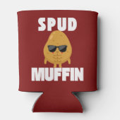 Spud Muffin Funny Potato Pun Blikjeskoeler (Achterkant)