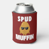 Spud Muffin Funny Potato Pun Blikjeskoeler (Blikje Achterkant)