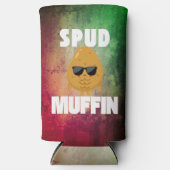Spud Muffin Funny Potato Pun Seltzer Blikjeskoeler (Voorkant)