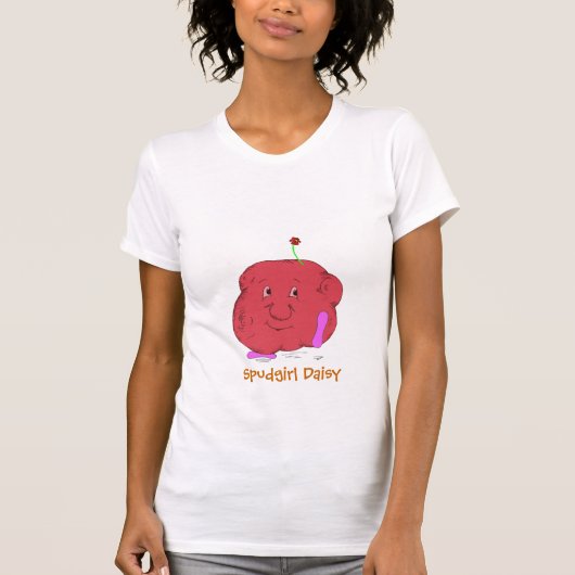 Spudgirl Daisy vrouw t-shirt (Voorkant)