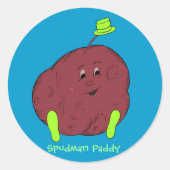 Spudman Paddy sticker (Voorkant)