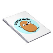 Spudtaculair Grappige Aardappel Grappenmaker Notitieboek (Rechterzijde)