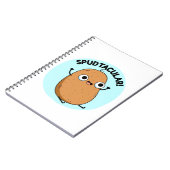 Spudtaculair Grappige Aardappel Grappenmaker Notitieboek (Linkerzijde)