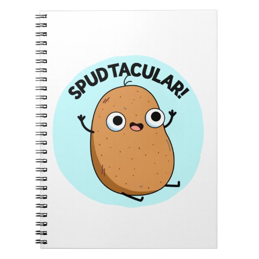 Spudtaculair Grappige Aardappel Grappenmaker Notitieboek (Voorkant)