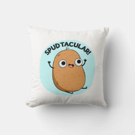 Spudtacular Funny Potato Pun Kussen