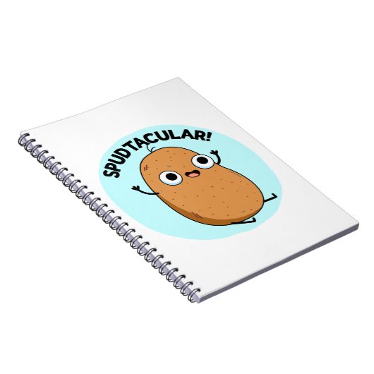 Spudtacular Grappige Aardappel Grappen Notitieboek (Rechterzijde)