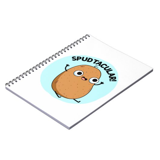 Spudtacular Grappige Aardappel Grappen Notitieboek (Linkerzijde)