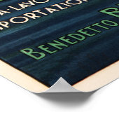 SPUGNE MERMAID SPONGE  Italiaans Venezia Poster (Hoek)