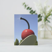 Spuit en Cherry Spraing Briefkaart (Staand voorkant)