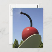 Spuit en Cherry Spraing Briefkaart (Voorkant / Achterkant)