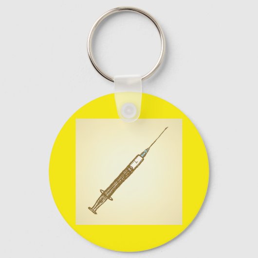  spuit Gezondheidszorg Medische Sleutelhanger (Achterkant)