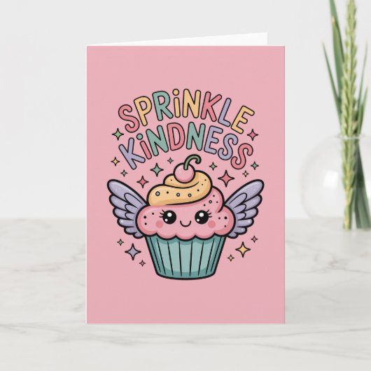 Spuit Goedheid | Cupcake Kaart (Voorkant)
