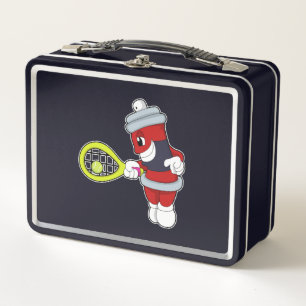 Spuit in Tennis met Tennis racket