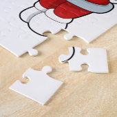 Spuit in Tennis met Tennis racket Legpuzzel (Zijkant)