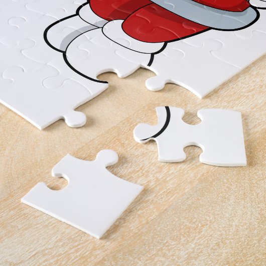 Spuit in Tennis met Tennis racket Legpuzzel (Zijkant)