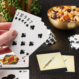  spuit Medical Healthcare Sketch Pokerkaarten