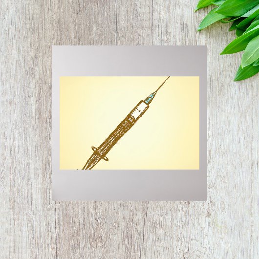  spuit Medical Healthcare Sketch Poster