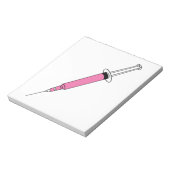 Spuit Notitieblok (Linkerzijde)