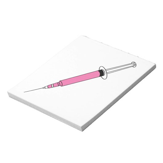 Spuit Notitieblok (Linkerzijde)