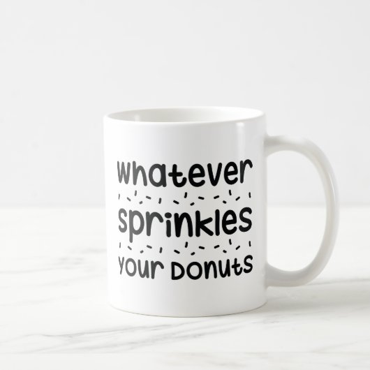 Spuit Strooigoed op Uw Donuts Koffiemok (Rechts)
