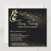 Spuit Tan Aftercare Tips Bronze Body Kaart (Voorkant)