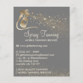 Spuit Tanning Grey Body Paint Aftercare Flyer (Voorkant)