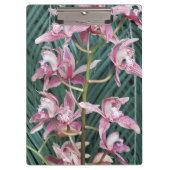Spuit van roze cyberorchideeën klembord (Voorkant)