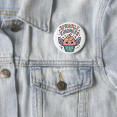 Spuit Vriendelijkheid | Cupcake Ronde Button 5,7 Cm (In situ)