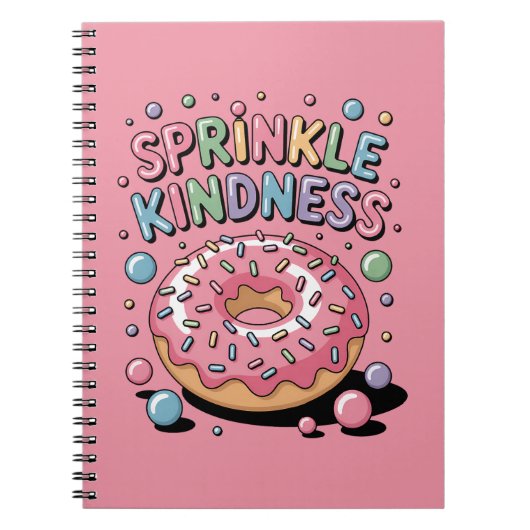 Spuit Vriendelijkheid | Donut Notitieboek (Voorkant)