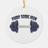 Spuit wat ijzer keramisch ornament (Voorkant)