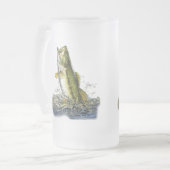 Spuitbaars Matglas Bierpul (Voorkant links)