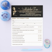 Spuitbruiner Zakelijk Plan Toestemming Waiver Form Flyer (Enkel)