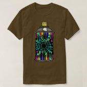 Spuitbus kan verf graffiti spuiten t-shirt (Design voorkant)