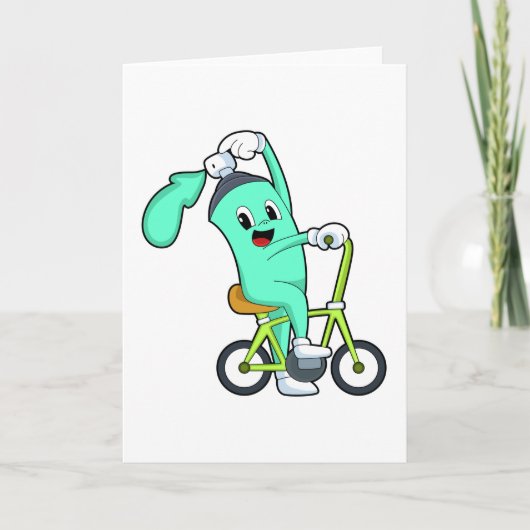 Spuitbus met fiets kaart (Voorkant)