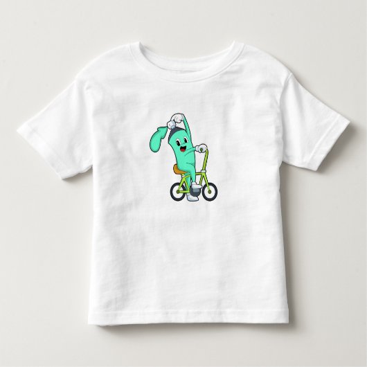 Spuitbus met fiets kinder shirts (Voorkant)