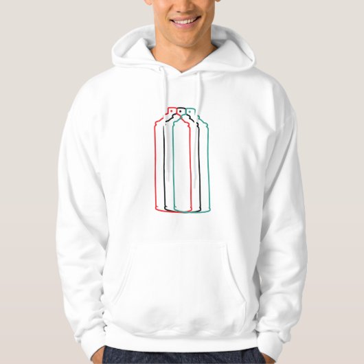 Spuitbus Verf Can Illusie Hoodie (Voorkant)