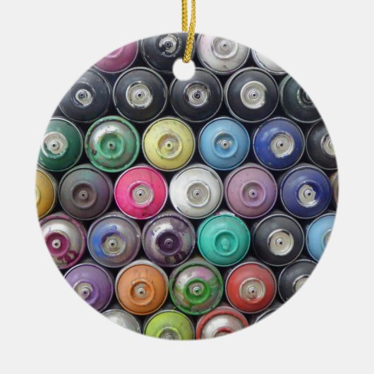 Spuitbussen Keramisch Ornament (Voorkant)