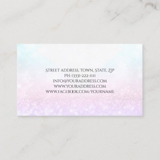 Spuitdiamant juwelen Designer_3 Visitekaartje (Achterkant)