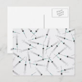 spuiten 2 briefkaart (Voorkant / Achterkant)