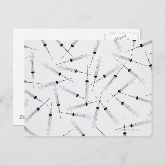 spuiten 2 briefkaart (Voorkant / Achterkant)