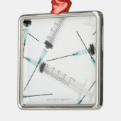 spuiten metalen ornament (Links)