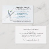 Spuiten Ziekenhuis Gezondheidszorg Geregistreerde  Visitekaartje (Voorkant / Achterkant)