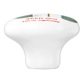 Spuitende inktvis keramische knop (Zijkant)