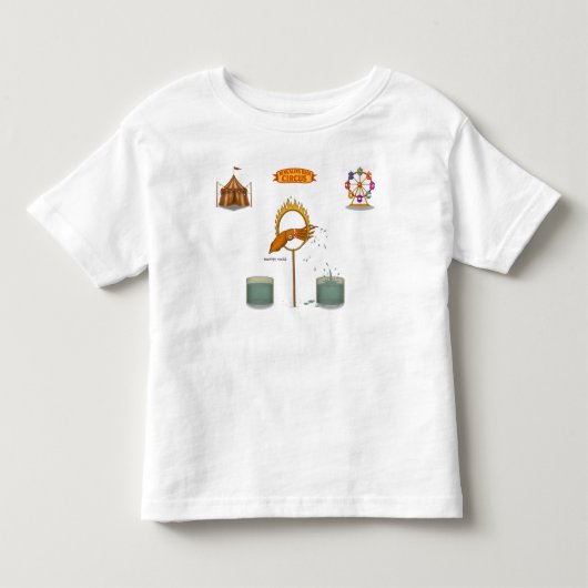 Spuitende inktvis kinder shirts (Voorkant)
