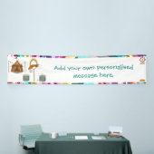 Spuitende inktvis spandoek (Beurs)