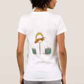 Spuitende inktvis t-shirt (Achterkant)